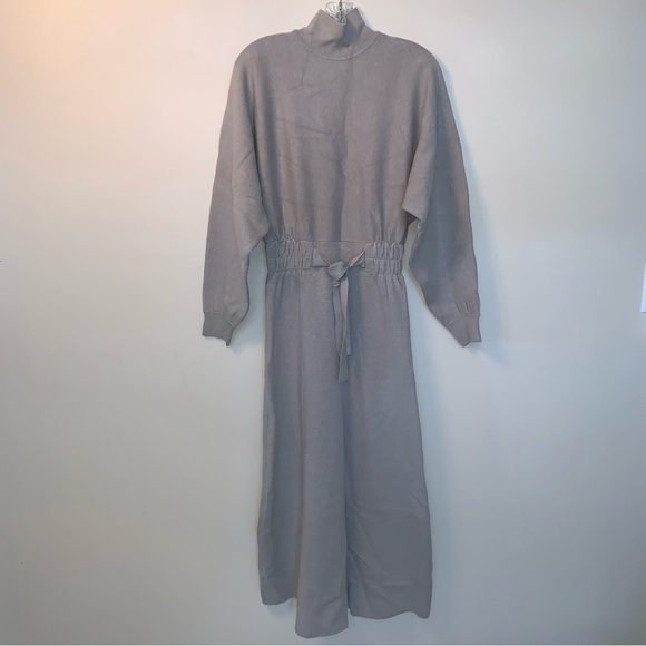Zara Textured Knit Sweater Maxi Dress S - Picture 2 of 12
